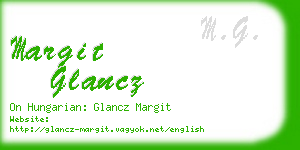 margit glancz business card